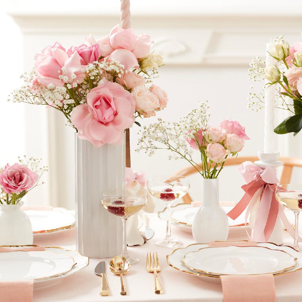 Cambridge Silversmiths French Perle Scallop Cylinder Vase