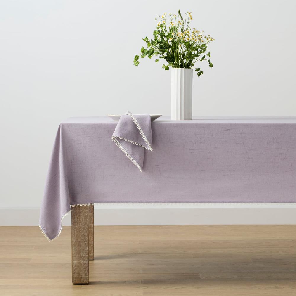 Cambridge Silversmiths French Perle Violet 60x84 Tablecloth