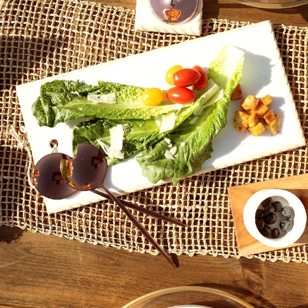 Cambridge Silversmiths Gaze Copper Mirror 2-Piece Serve Set