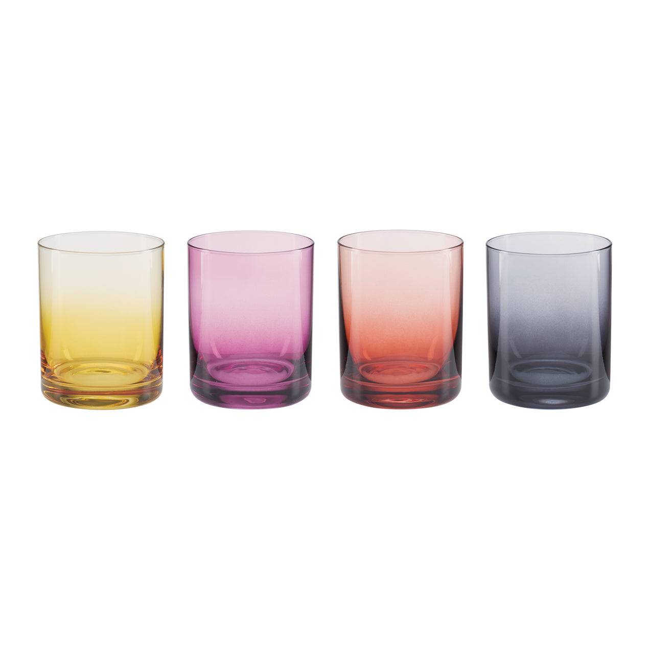 cambridge silversmiths Golden Hour DOF Glasses Set of 4