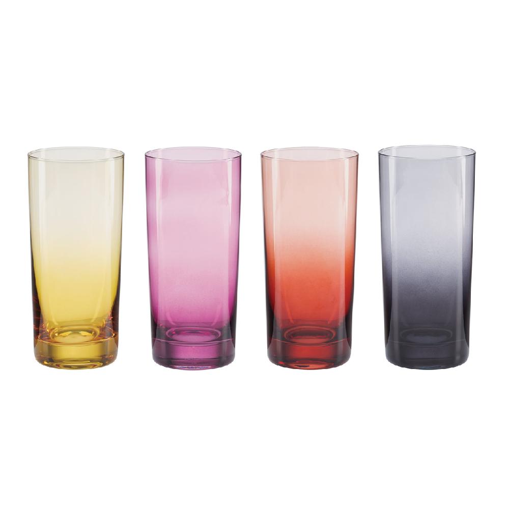 cambridge silversmiths Golden Hour Hiball Glasses Set of 4