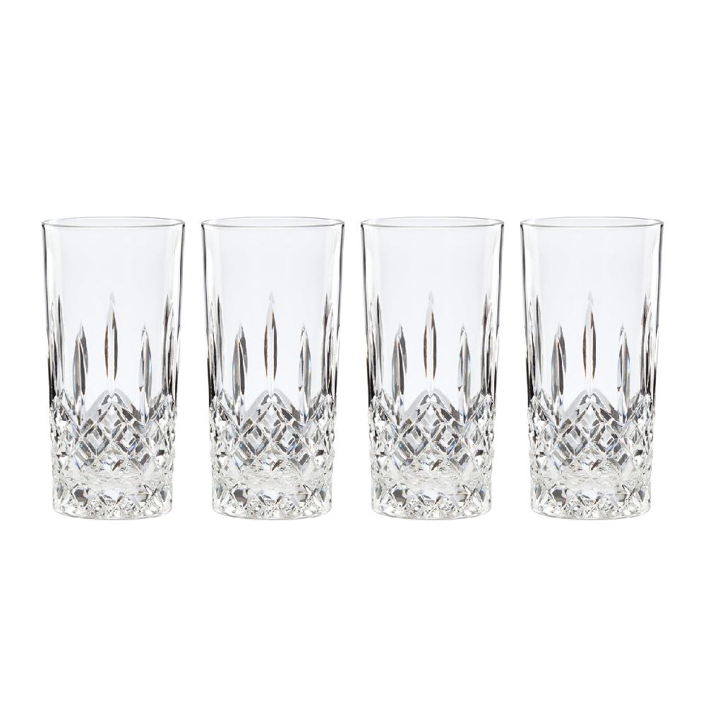 cambridge silversmiths Hamilton Crystal Highball Glasses Set of 4