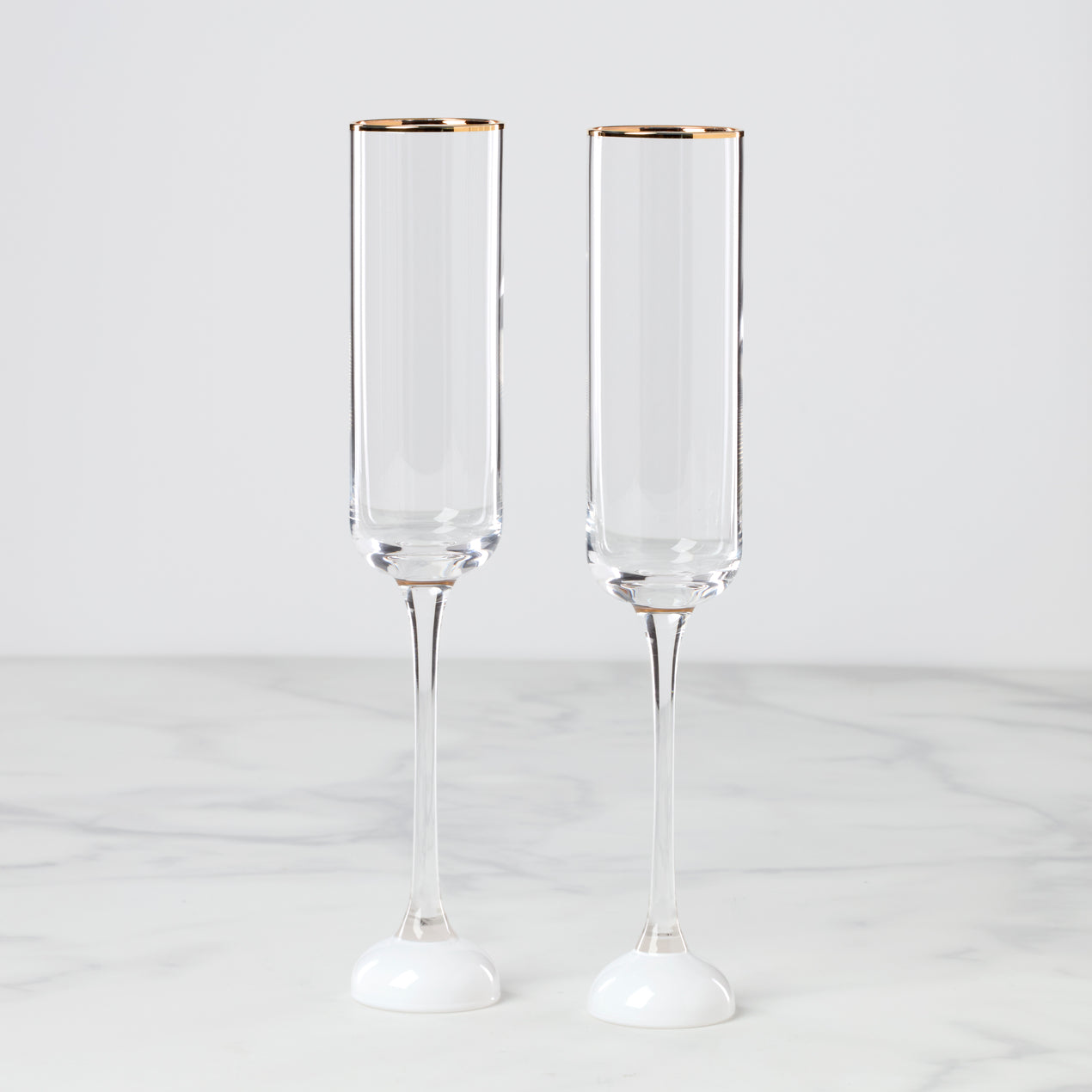 cambridge silversmiths Happily Ever After Toasting Flutes Set of 2