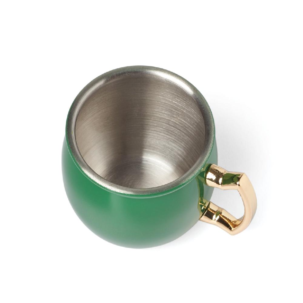 Cambridge Silversmiths Holiday Mini Moscow Mule Mug Shot Glasses Set Of 4