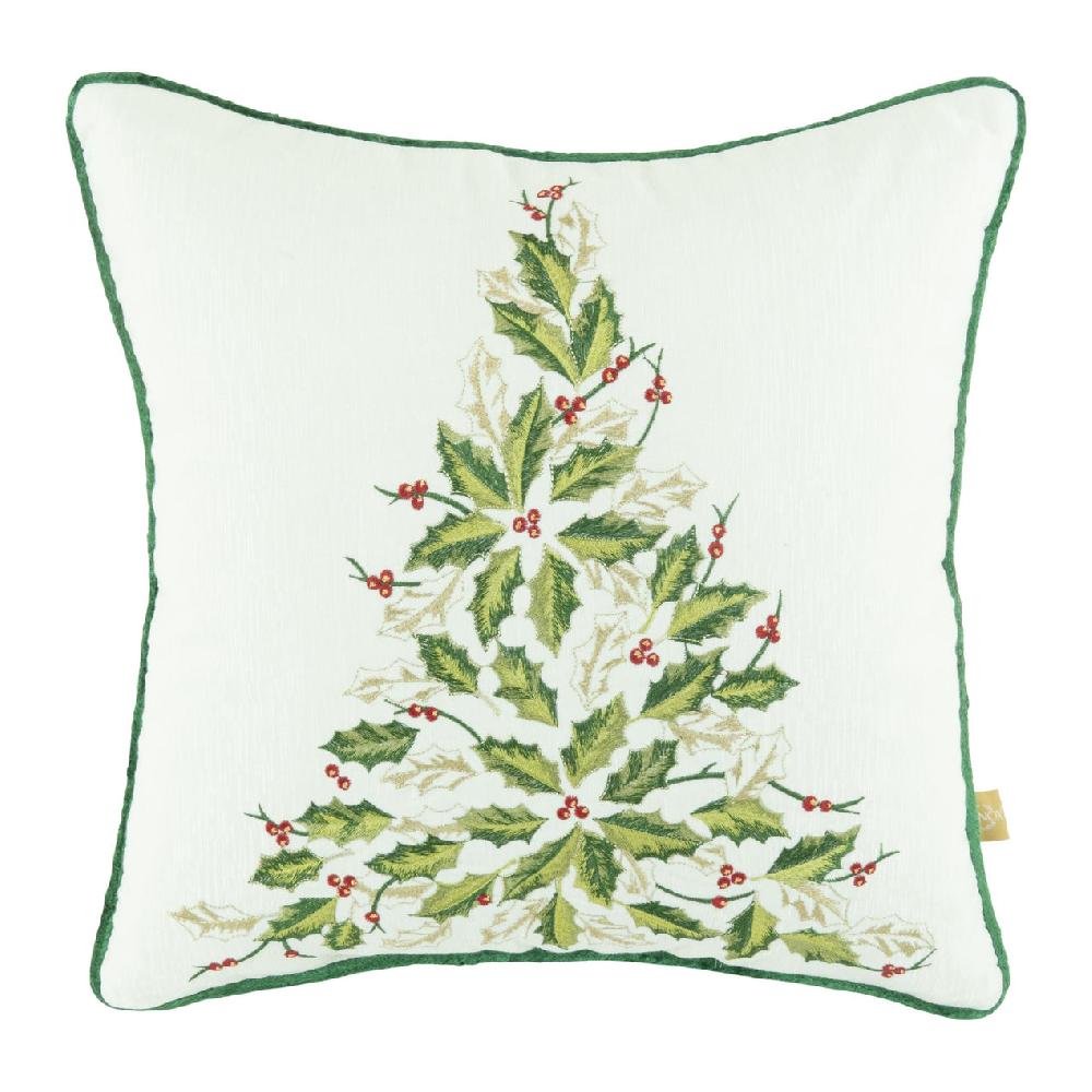 cambridge silversmiths Holiday Tree 18x18 Throw Pillow