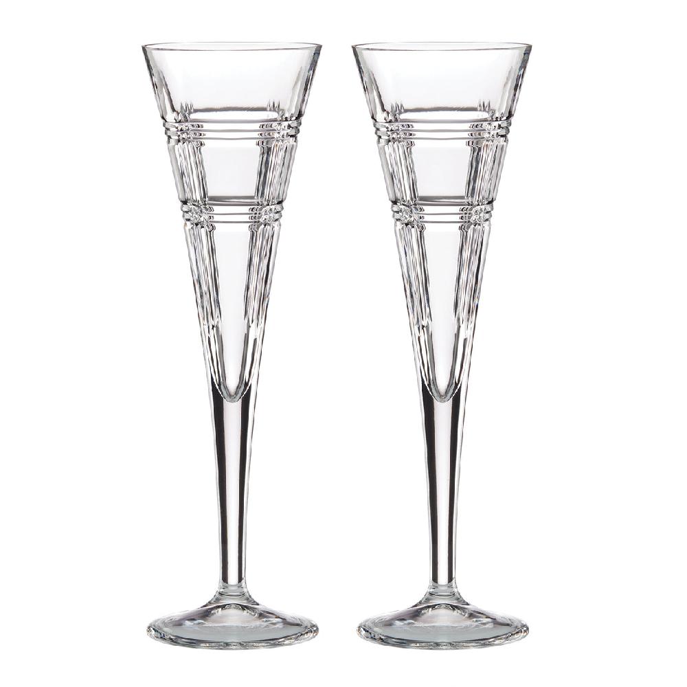 cambridge silversmiths Hudson Toasting Flutes Set of 2
