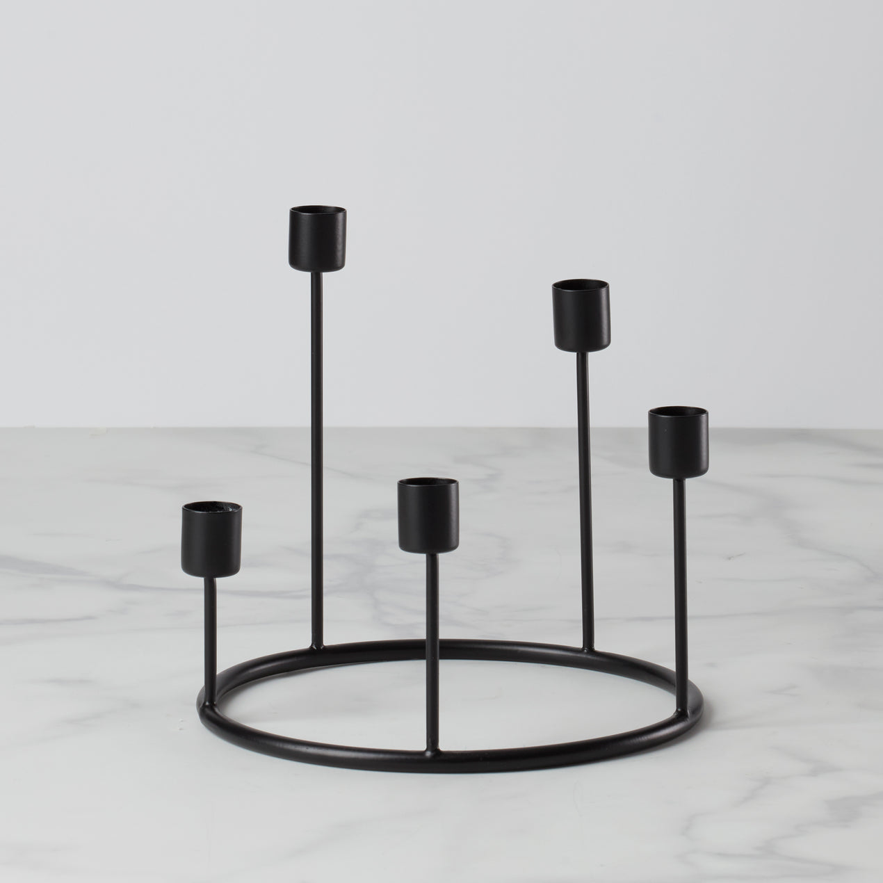 cambridge silversmiths Kent Small Black Candlestick Wreath