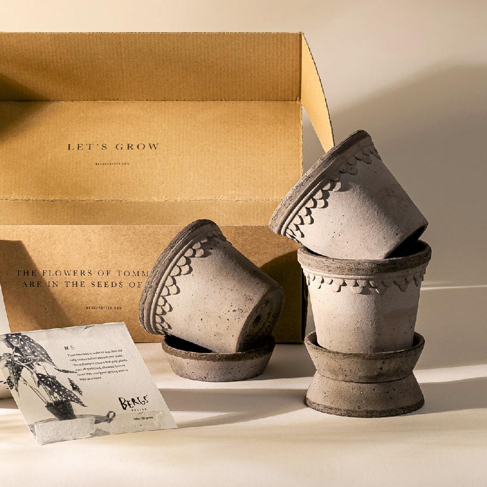 cambridge silversmiths Kobenhavner Grey Pot Set Set Of 3