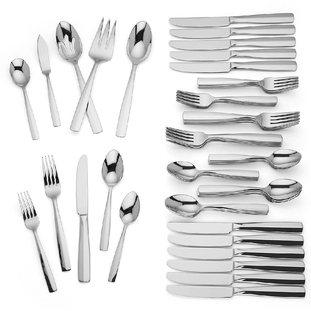 Cambridge Silversmiths Lachlan 65-Piece Flatware Set