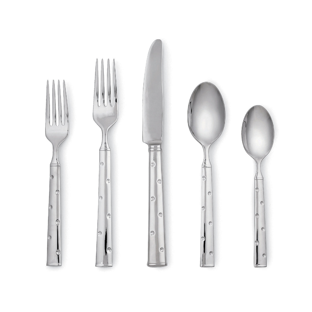 cambridge silversmiths Larabee Dot 20-Piece Flatware Set