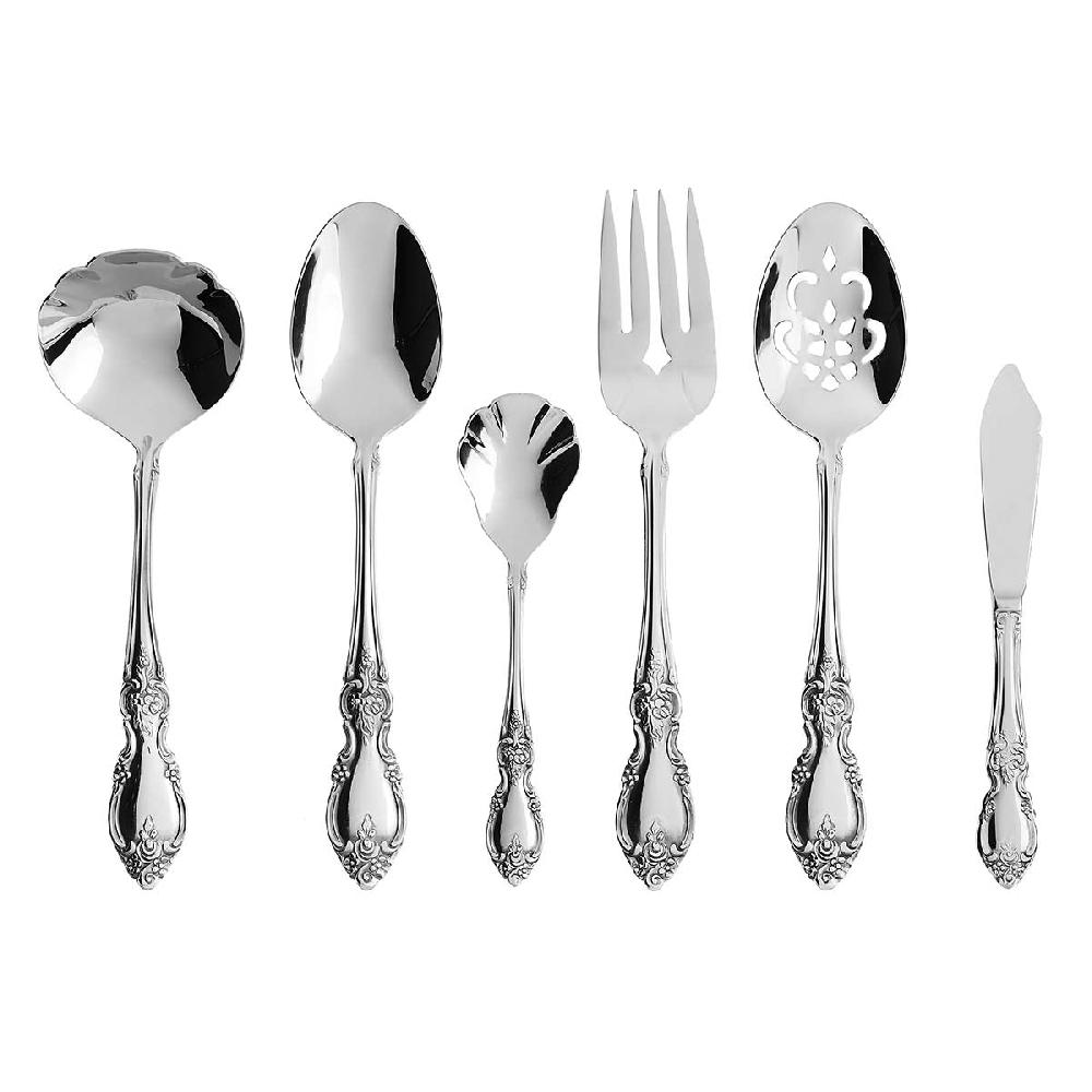 cambridge silversmiths Louisiana 6 Piece Fine Flatware Serving Set