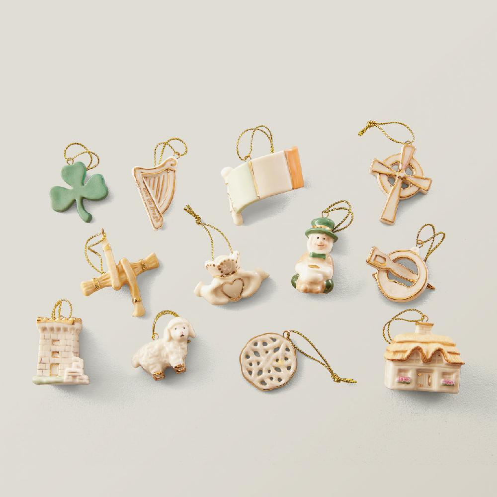 cambridge silversmiths Luck of the Irish 12-Piece Ornament Set