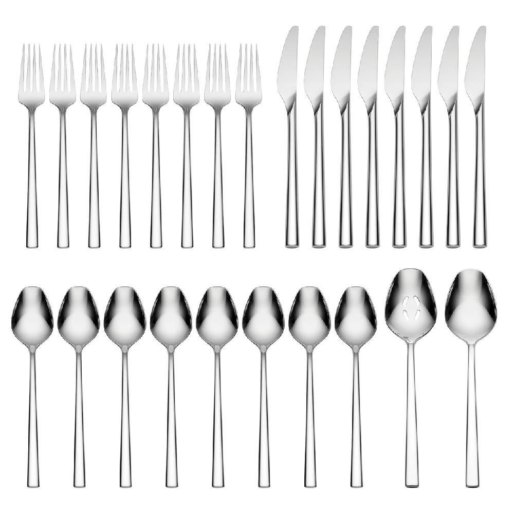 Cambridge Silversmiths LX Collective 26-Piece Flatware Set