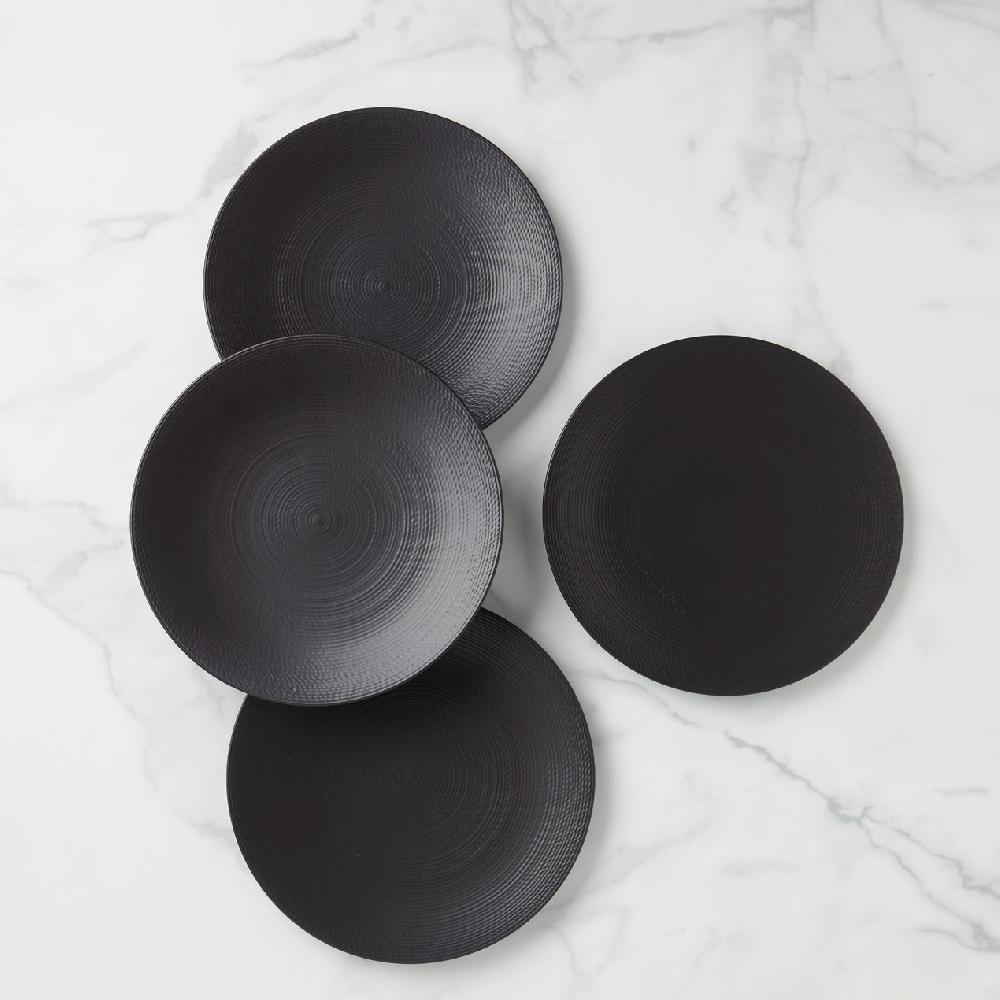 cambridge silversmiths LX Collective Black Dinner Plates Set of 4