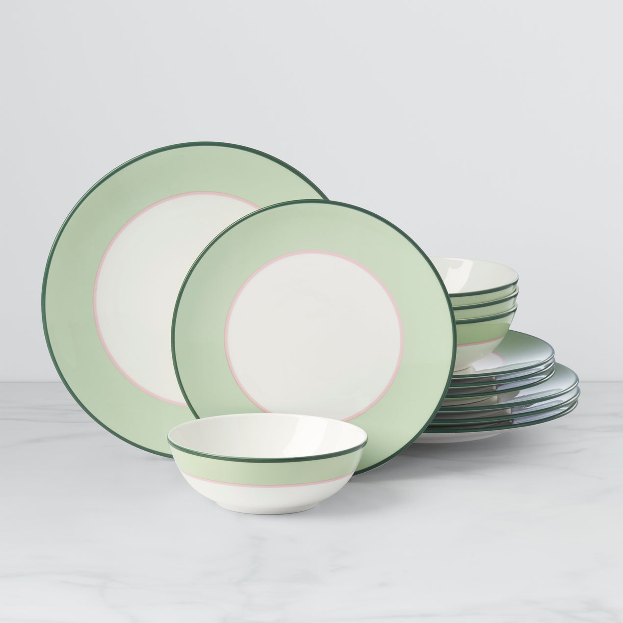 cambridge silversmiths Make It Pop 12-Piece Dinnerware Set