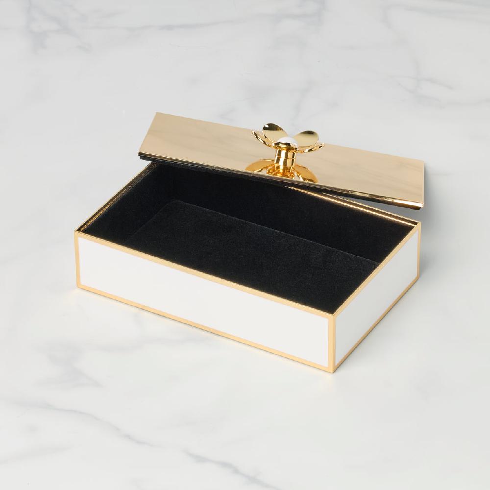 Cambridge Silversmiths Make It Pop Large Floral Box Gold