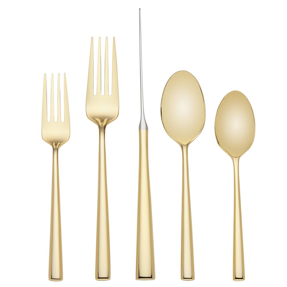 cambridge silversmiths Malmo Gold 5-Piece Flatware Set