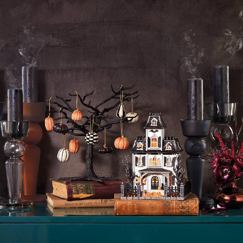 Cambridge Silversmiths Matte Black Metal Ornament Tree