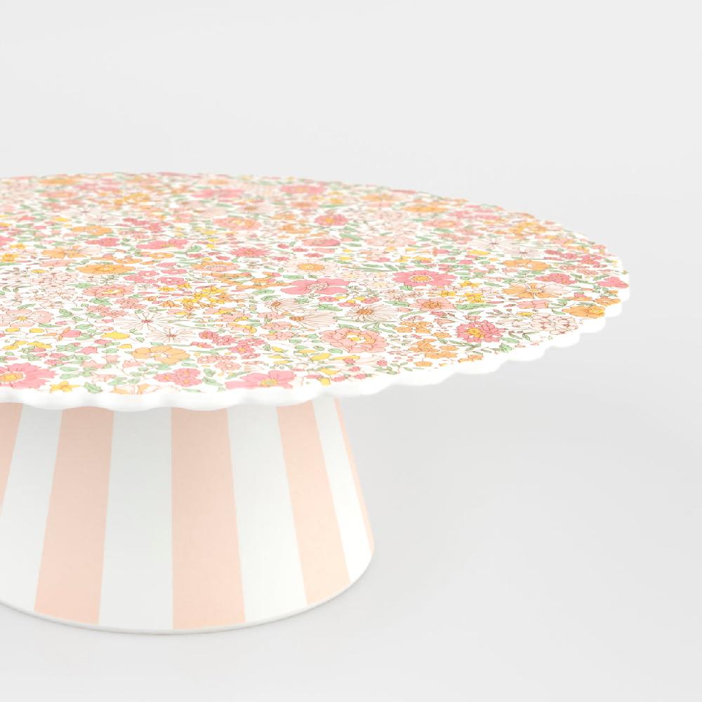 Cambridge Silversmiths Meri Meri X Liberty Mixed Print Melamine Cake Stand