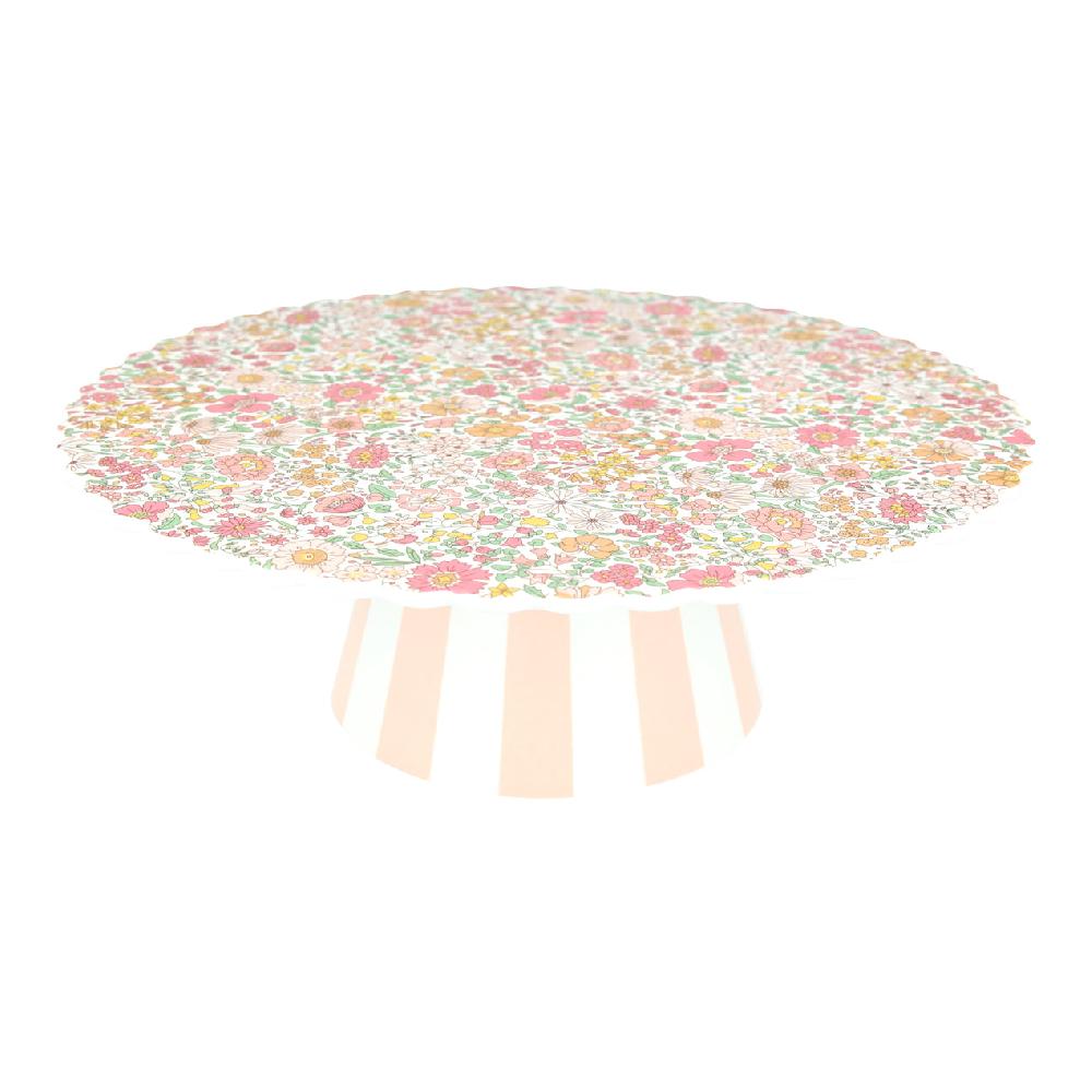 cambridge silversmiths Meri Meri X Liberty Mixed Print Melamine Cake Stand