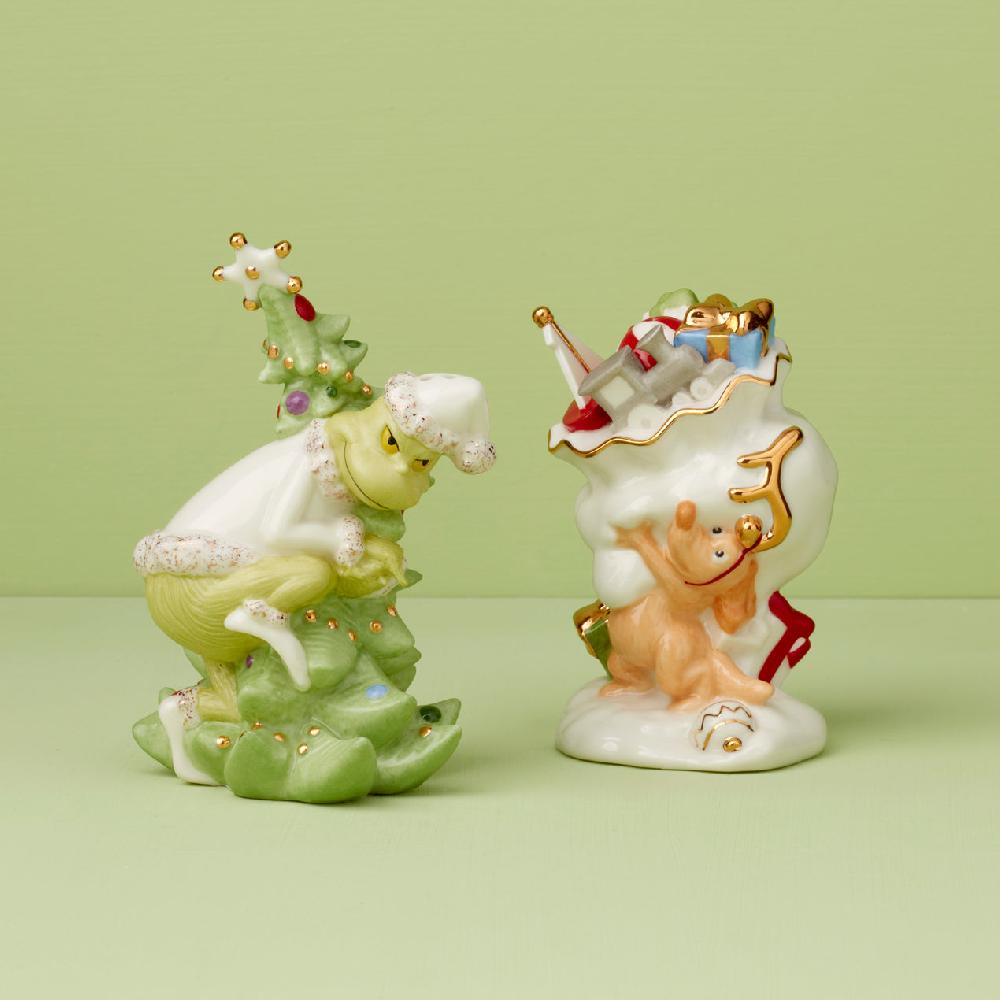 cambridge silversmiths Merry Grinchmas Salt & Pepper Set