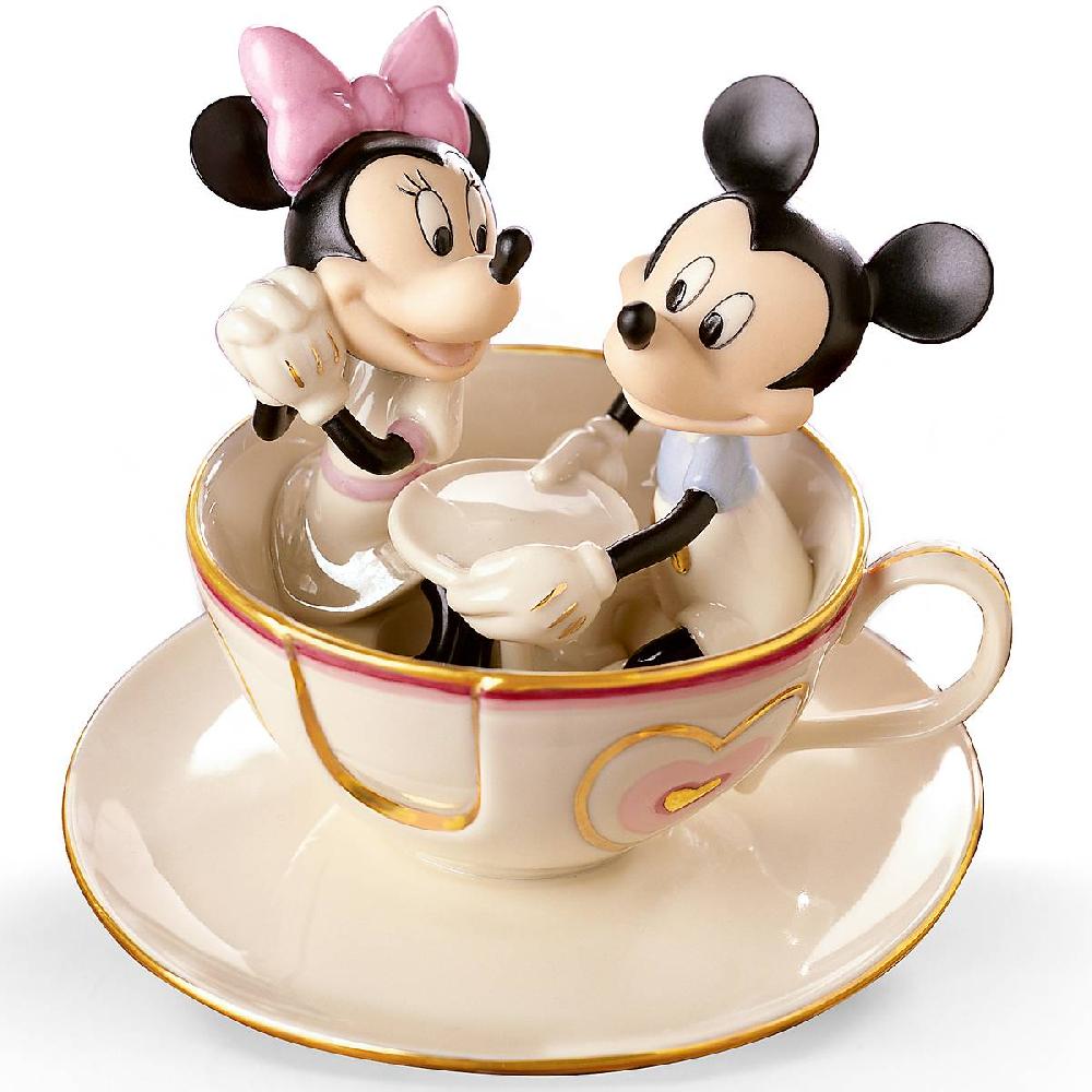 cambridge silversmiths Mickey's Teacup Twirl Figurine