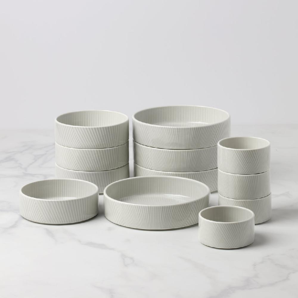 cambridge silversmiths Modulus 12-Piece Bowl Set Vapor