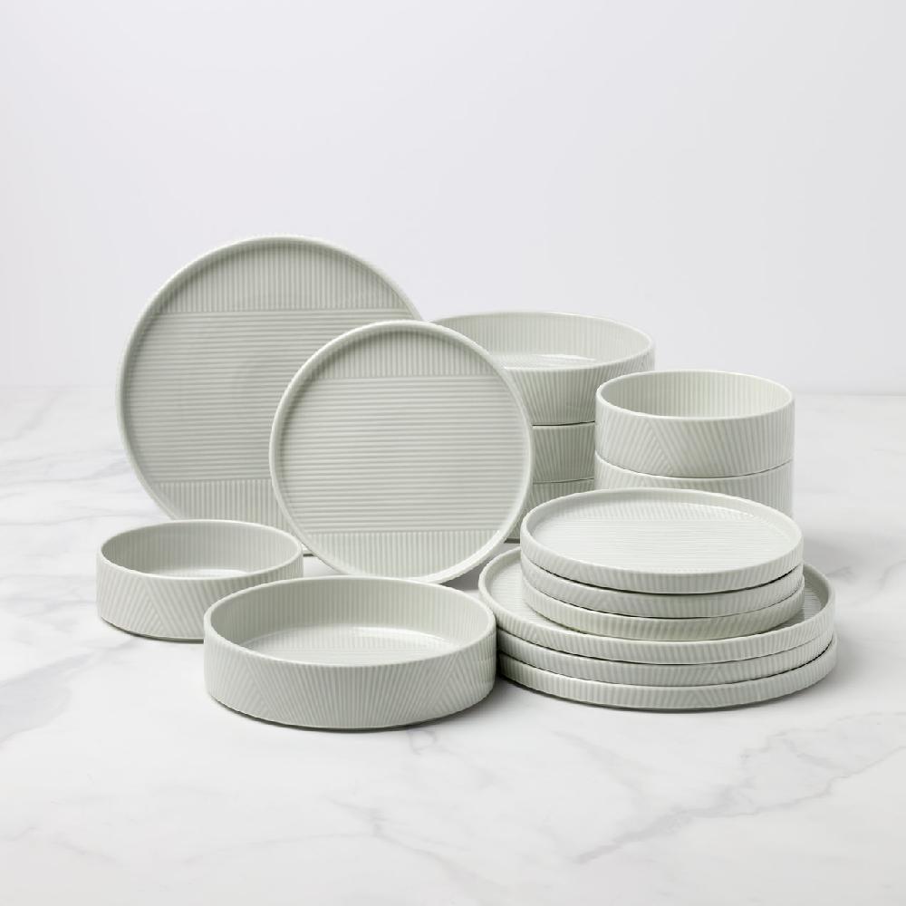 Cambridge Silversmiths Modulus 16-Piece Dinnerware Set Vapor