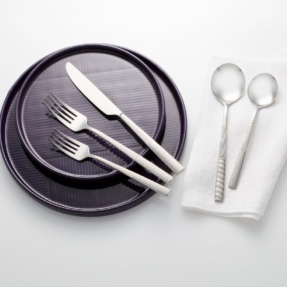 Cambridge Silversmiths Modulus Mirror 20-Piece Flatware Set