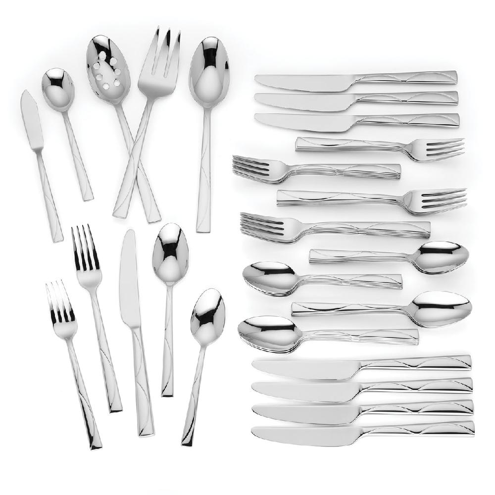 Cambridge Silversmiths Park Circle 45-Piece Flatware Set