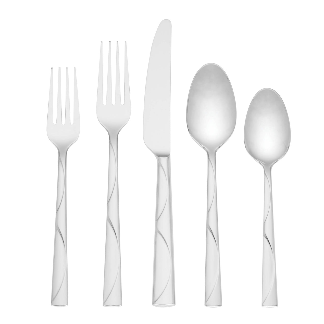 cambridge silversmiths Park Circle 45-Piece Flatware Set