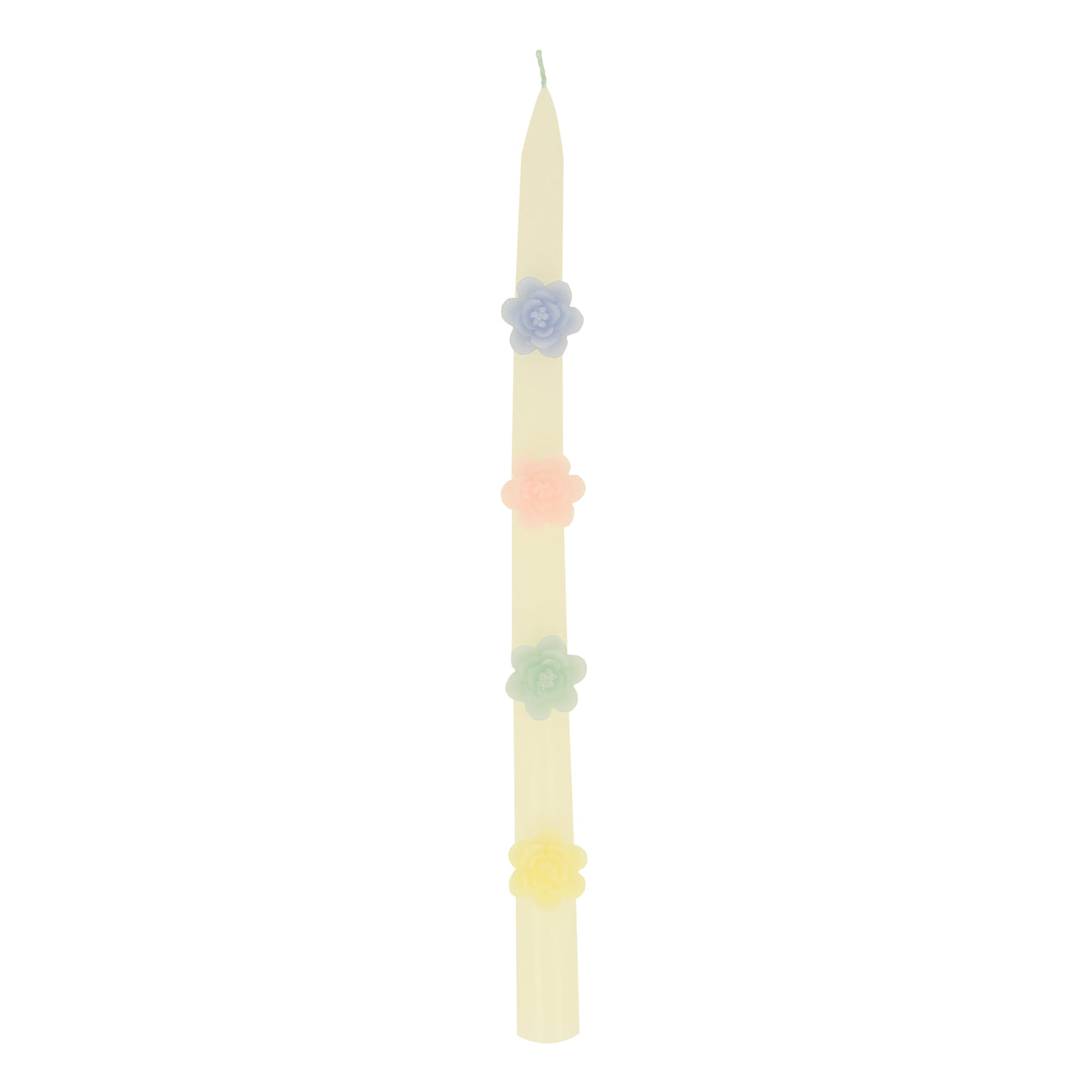 Cambridge Silversmiths Pastel Flowers Taper Candles 2 Pc Set