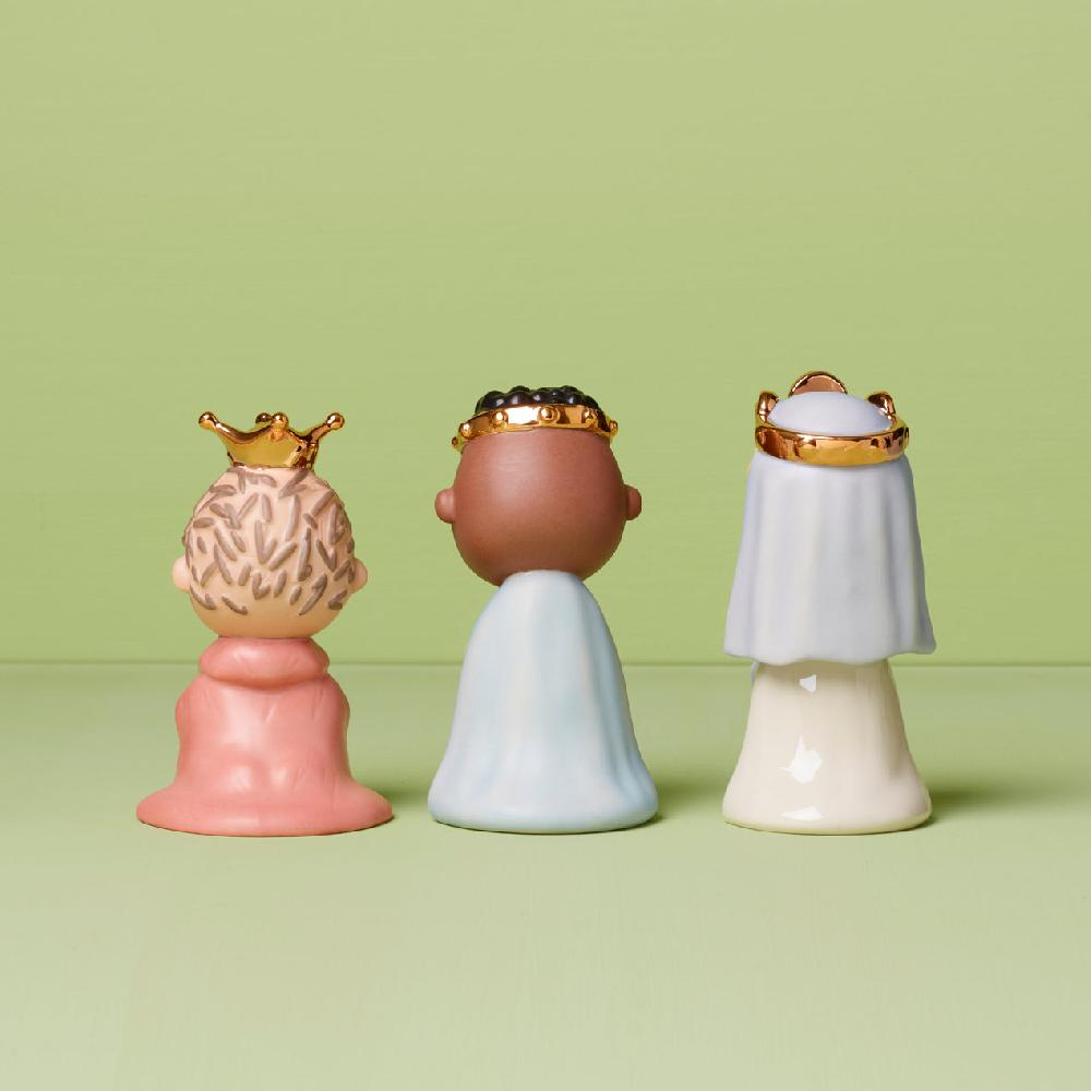 Cambridge Silversmiths Peanuts Christmas Pageant 3 Kings Figurines