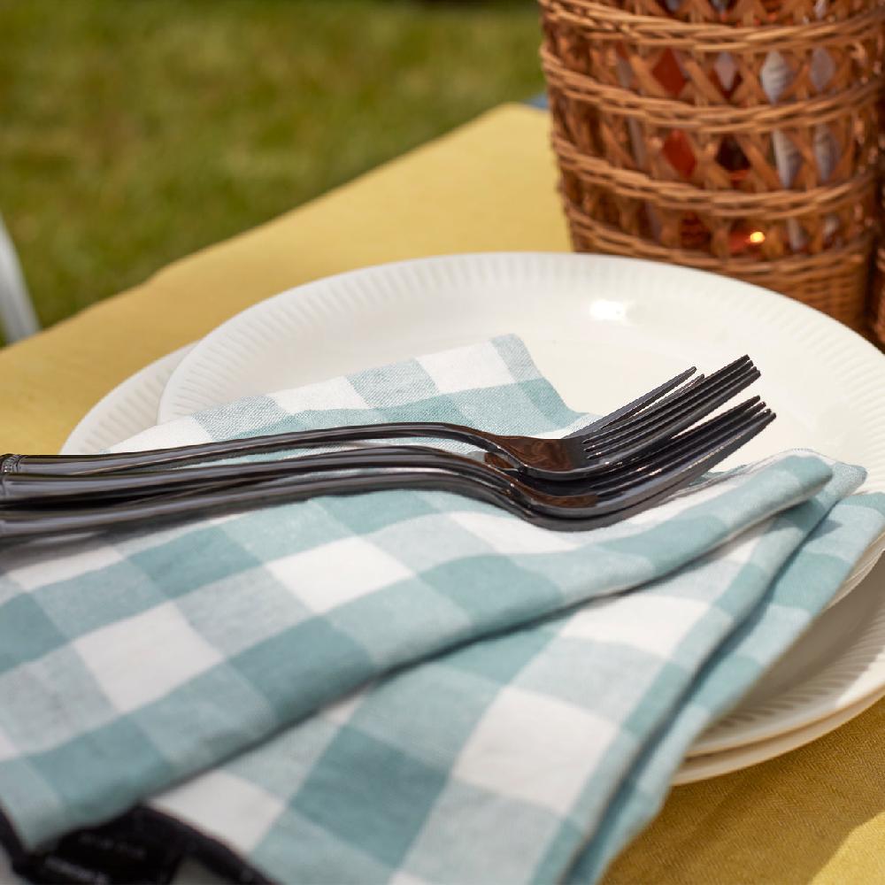 Cambridge Silversmiths Profile White Porcelain 4-Piece Dinner Plate Set