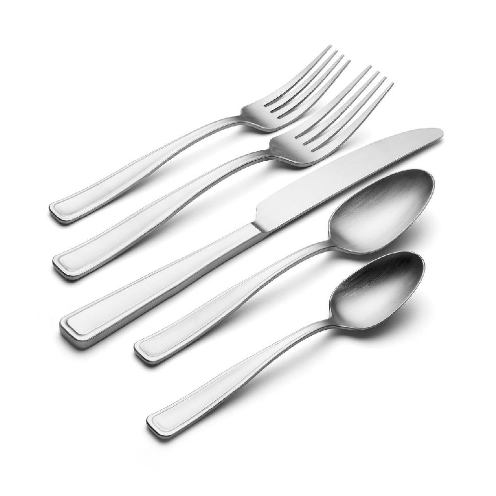Cambridge Silversmiths Reid Satin 20 Piece Flatware Set