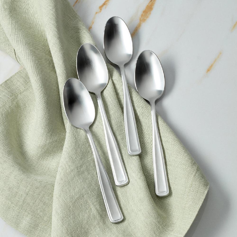 Cambridge Silversmiths Reid Satin Dinner Spoons Set Of 4