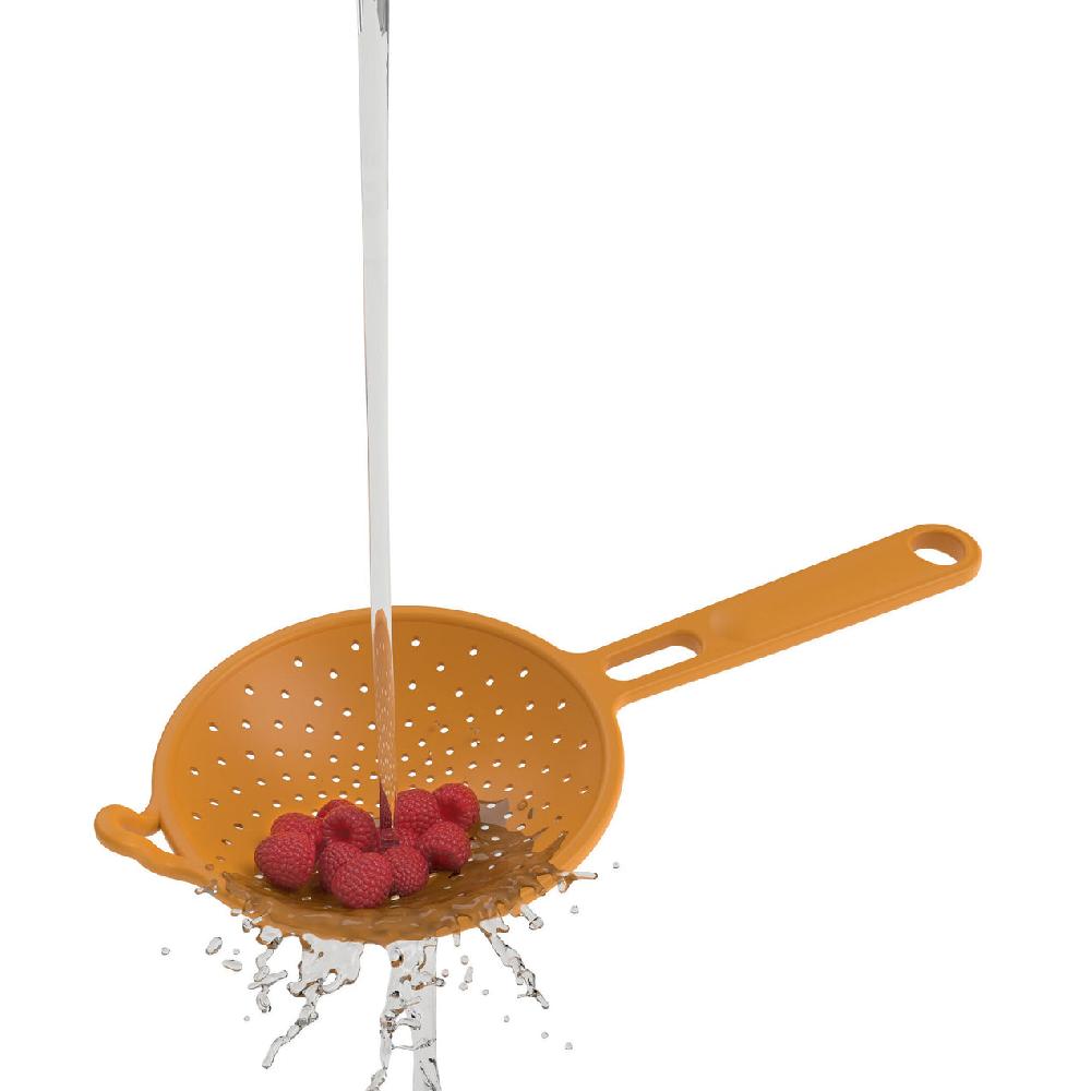 Cambridge Silversmiths Robert Irvine 2-Piece Silicone Colander Set Orange
