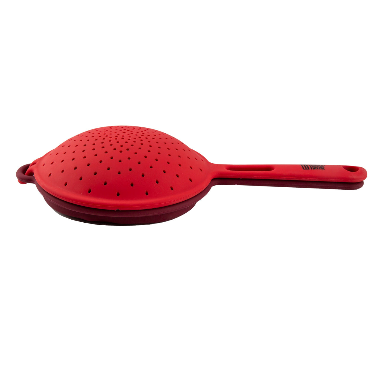 Cambridge Silversmiths Robert Irvine 2-Piece Silicone Colander Set Red