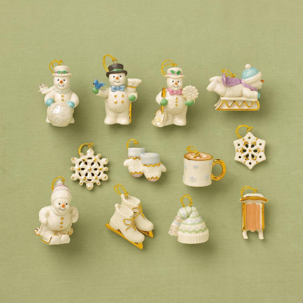 cambridge silversmiths Snow Pals 12-Piece Ornament Set