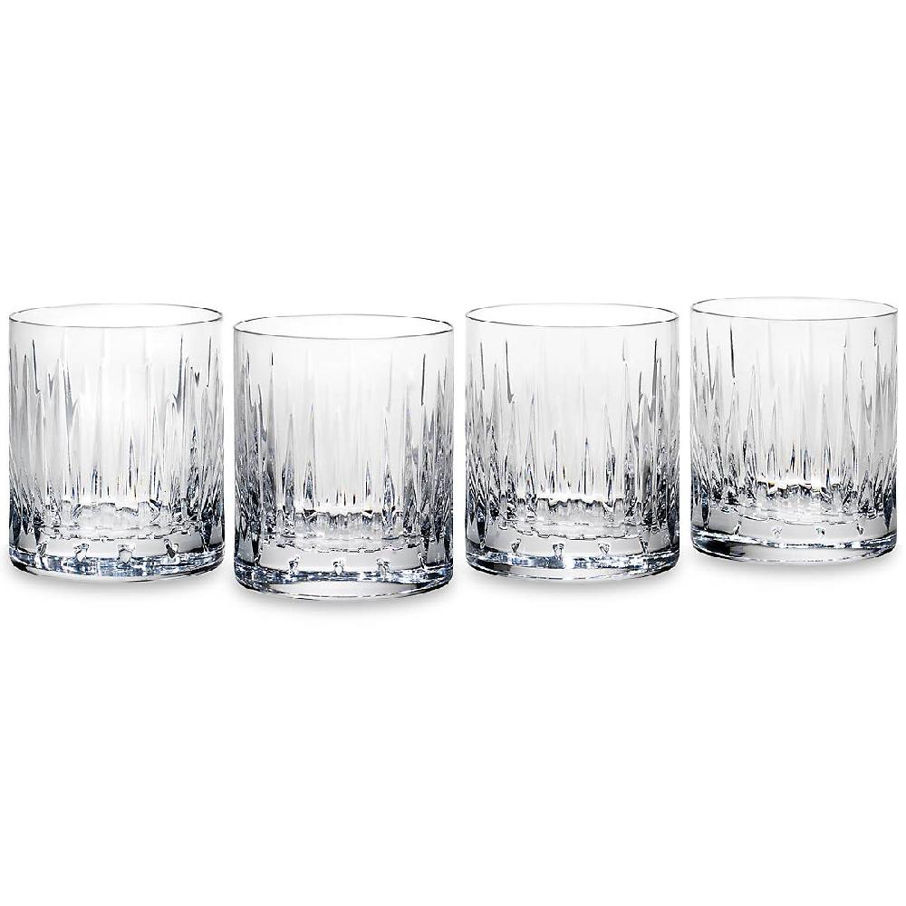 cambridge silversmiths Soho Crystal Double Old Fashioned Glasses Set of 4