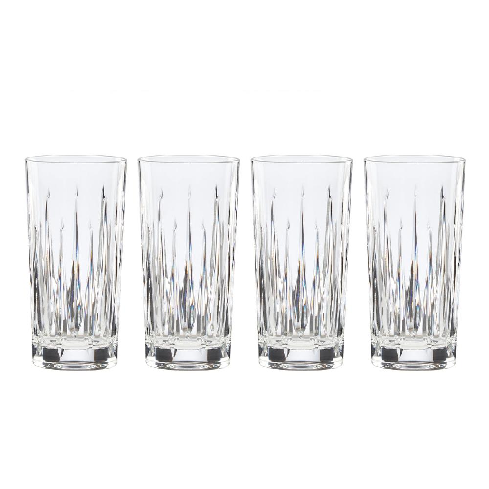 cambridge silversmiths Soho Crystal Highball Glasses Set of 4