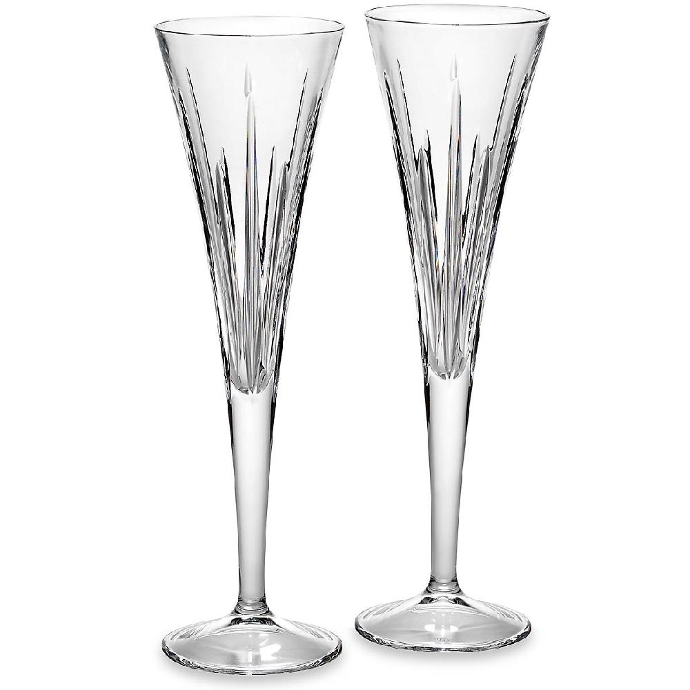 cambridge silversmiths Soho Crystal Toasting Flutes Set of 2