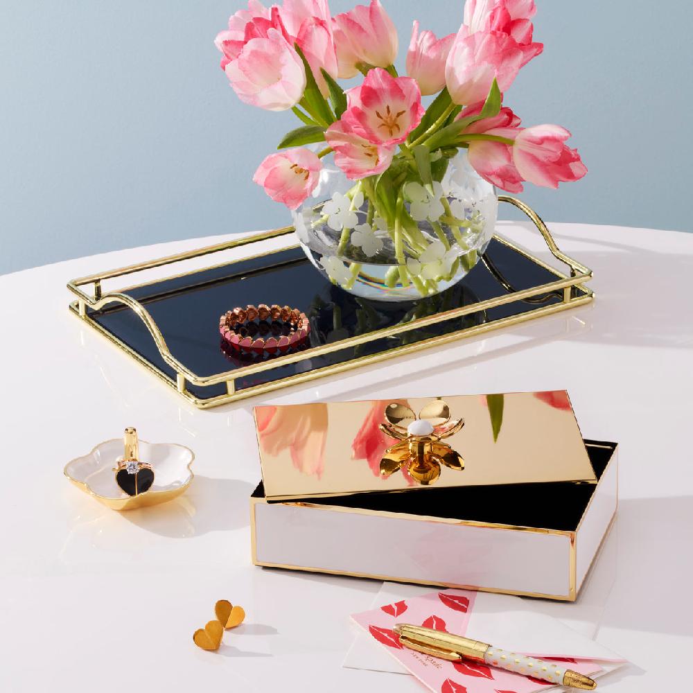 Cambridge Silversmiths Spring Pansies Glass Petite Rose Bowl