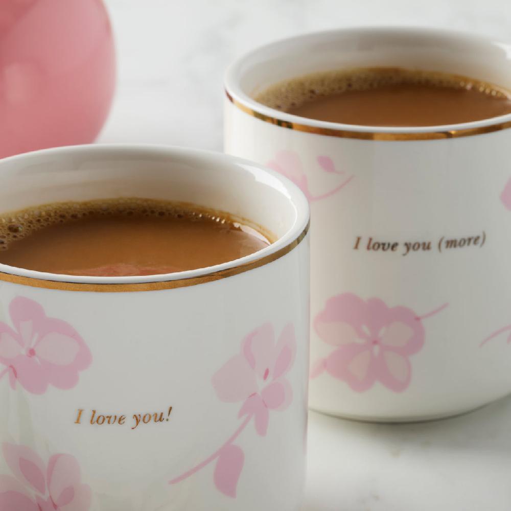 Cambridge Silversmiths Spring Pansies Mugs Set Of 2