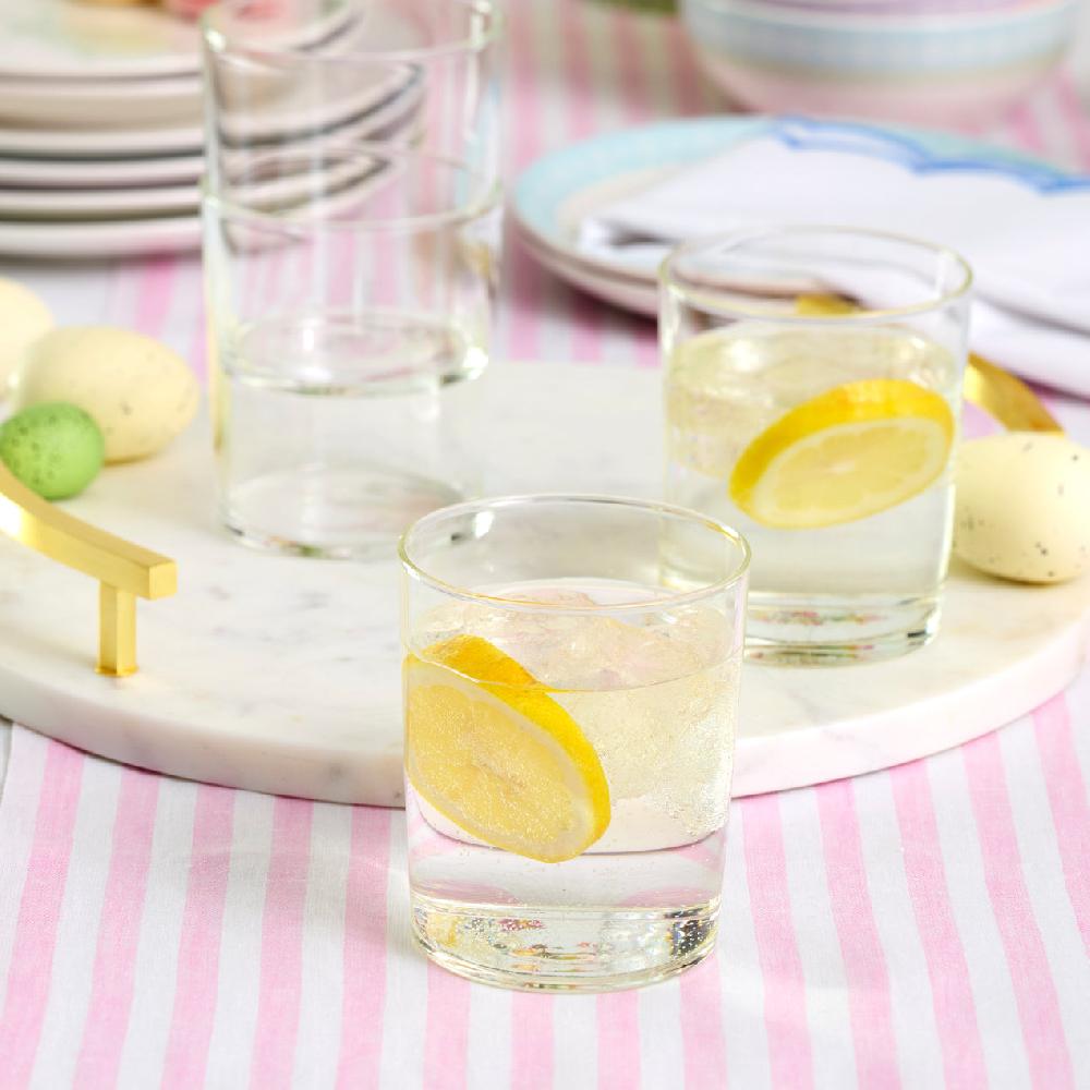 Cambridge Silversmiths Stackable Tall Glasses Set Of 6 Clear