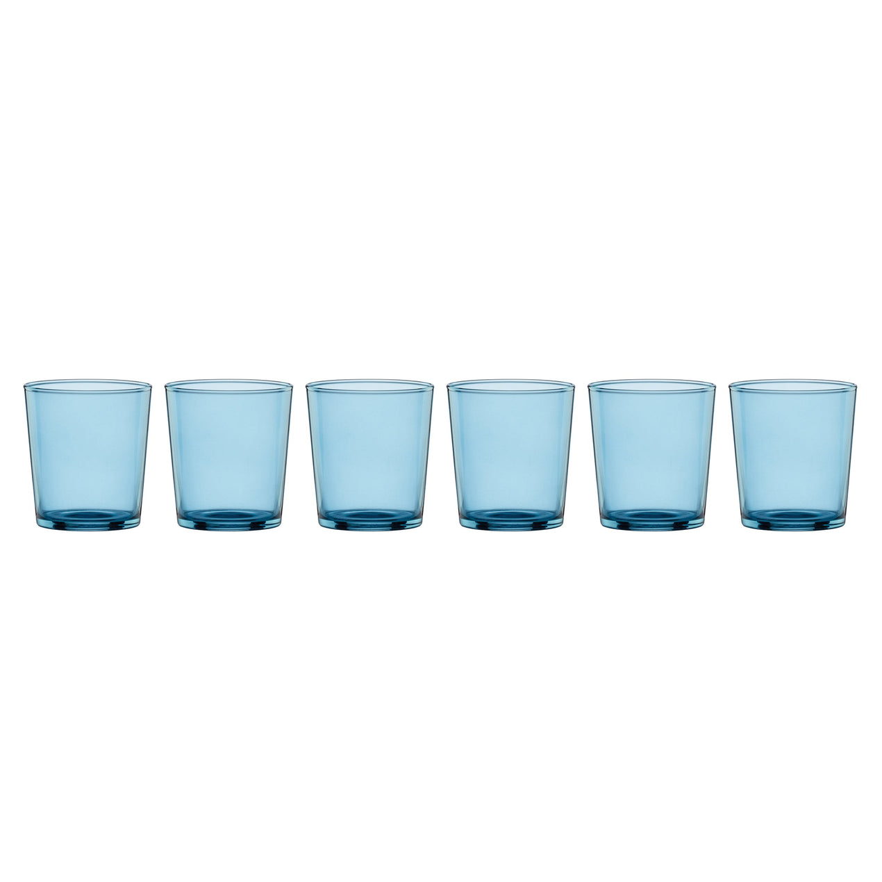 Cambridge Silversmiths Stackables Blue Shot Glasses Set Of 6