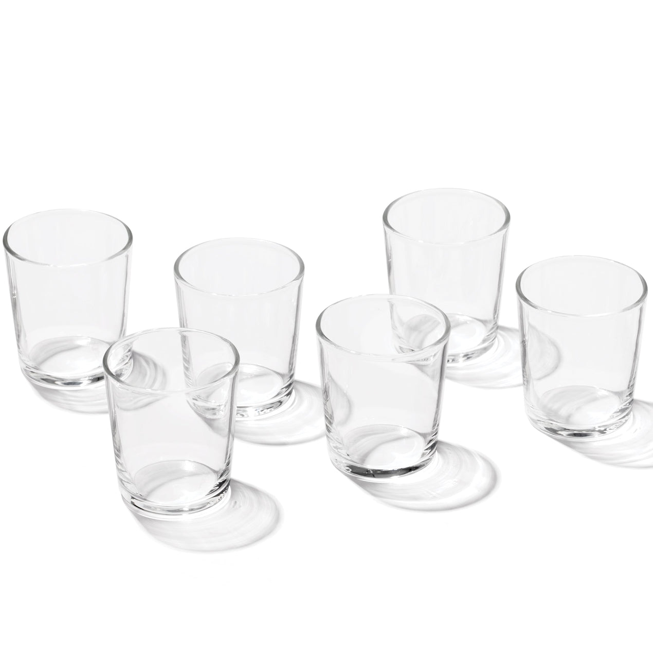 cambridge silversmiths Stackables Clear Shot Glasses Set of 6