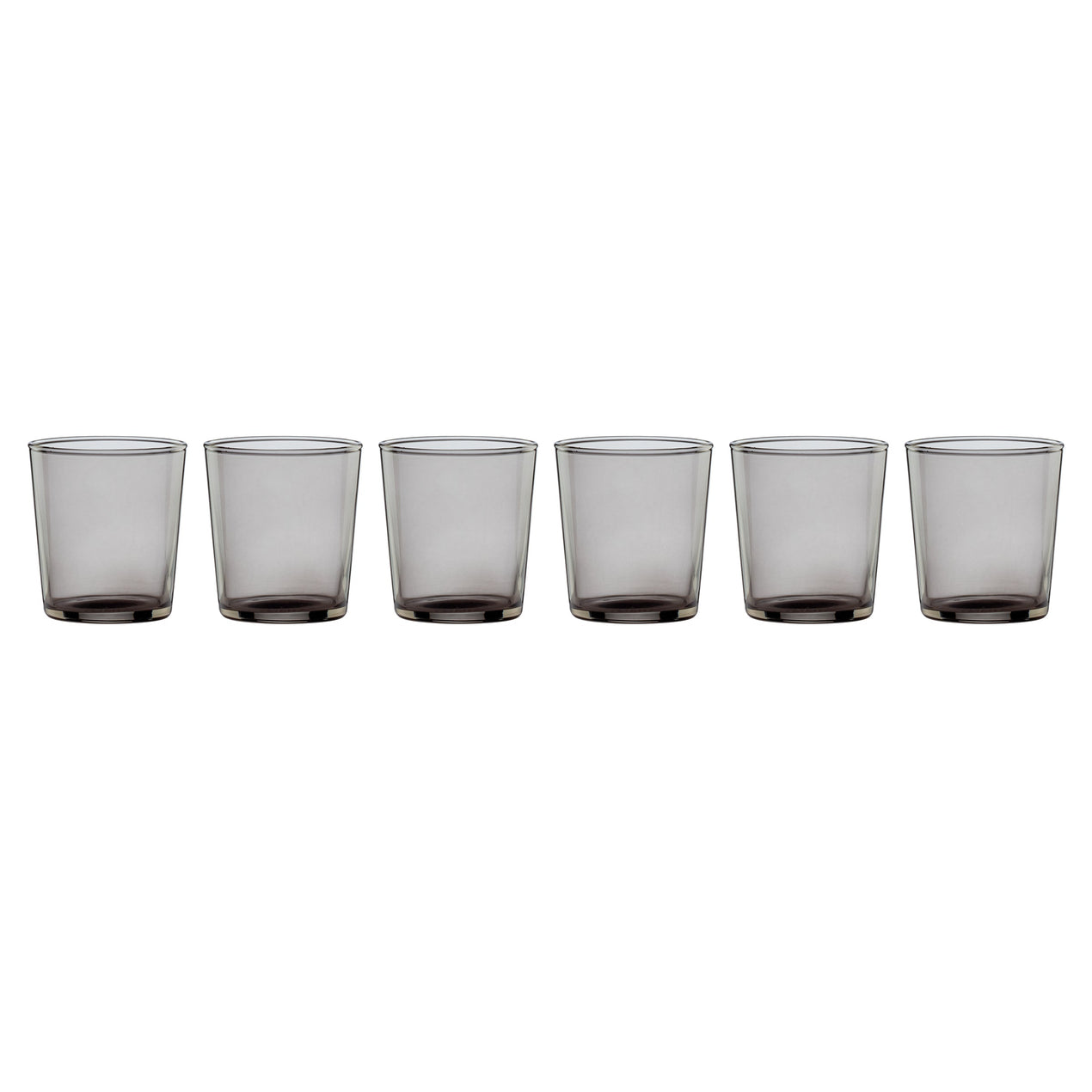 Cambridge Silversmiths Stackables Smoke Shot Glasses Set Of 6