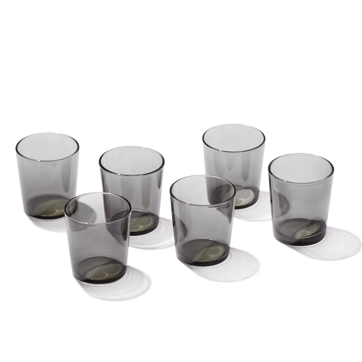 cambridge silversmiths Stackables Smoke Shot Glasses Set of 6