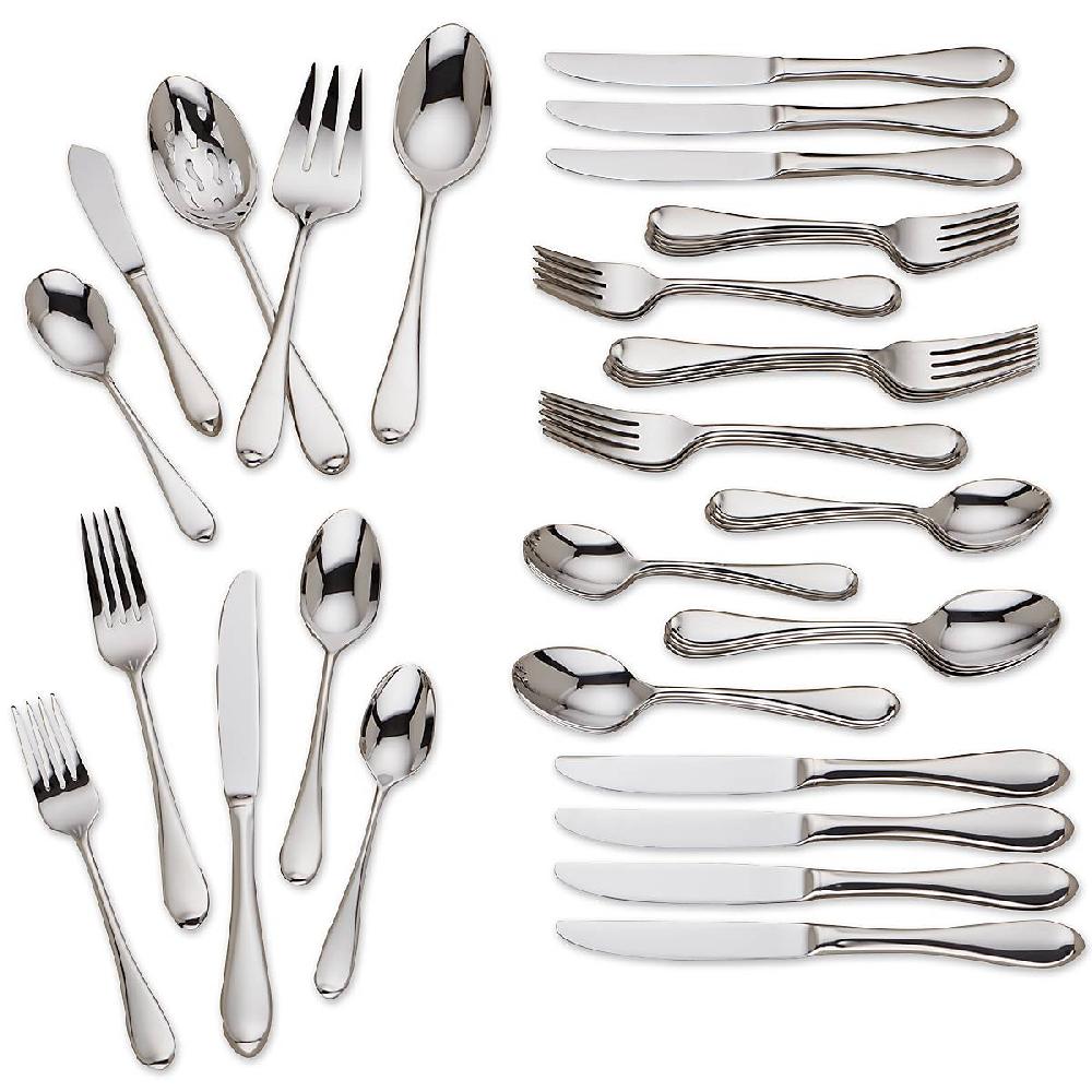 cambridge silversmiths Studio 45-Piece Flatware Set